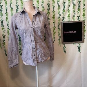 Size M Tommy Hilfiger Stretch Extensive Button Down Collared Shirt A2